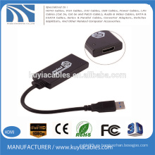 Buena calidad USB3.0 a HDMI adaptador de cable HD 1080P Video Converter para PC portátil